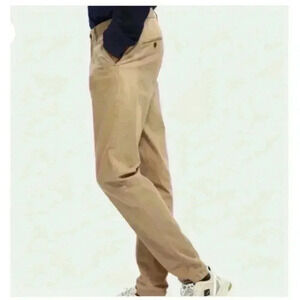 Scotch & Soda 33 X 32 Stuart military green regular slim fit classic chino pant